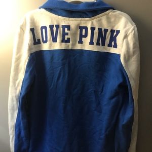 Half zip up sweatshirt